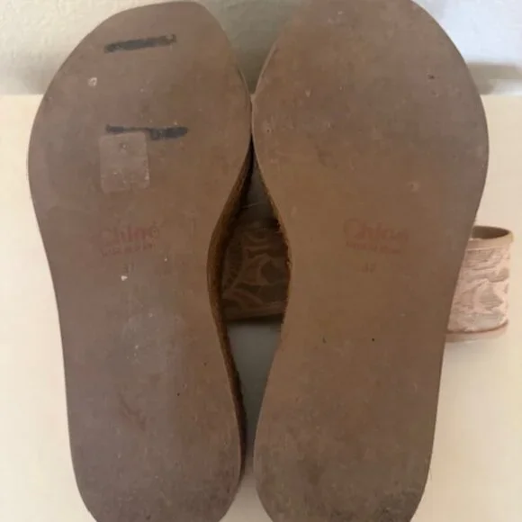 CHLOÉ Woody Wedge Espadrill sandals - Picture 4 of 4